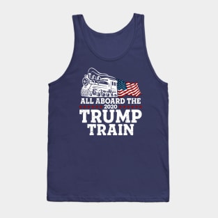 All Aboard The Trump Train 2020 Tank Top